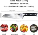 Thumbnail 2 de SHAN ZU Cuchillo Santoku 18 cm, Santoku