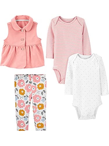 Imagen de Simple Joys by Carter's Chaleco 0 meses - pack 4 👶 en OfertitasTOP