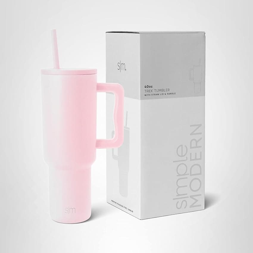 Simple Modern Trek Vaso Térmico 1180ml🥤 Acero Inoxidable Blush