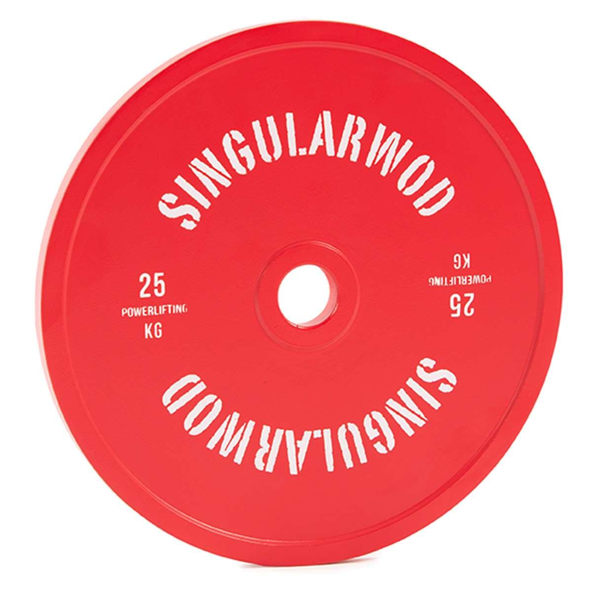 Imagen de SingularWod Disco Powerlifting 25 kg Rojo Ø50 mm 🏋️ en OfertitasTOP