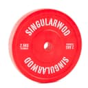 Thumbnail 3 de SingularWod Disco Técnico Halterofilia 2,5 Kg Rojo 🏋️‍♀️