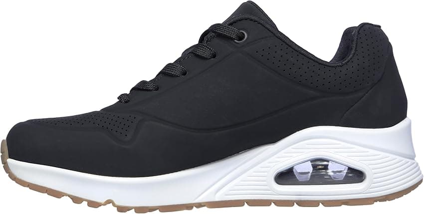 Imagen de Skechers Uno, Zapatillas Mujer Black Durabuck 👟 en OfertitasTOP