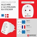 Thumbnail 2 de Skross 1.500232‑E adaptador enchufe Tipo K 4000 W 🔌