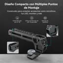 Thumbnail 3 de SMALLRIG Top Handle Lite con 5 Cold Shoes y Adaptador 🎥