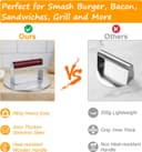 Thumbnail 4 de Smash Burger Profesional Acero Inoxidable 16cm 🍔 Prensa Barbacoa
