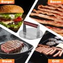 Thumbnail 5 de Smash Burger Profesional Acero Inoxidable 16cm 🍔 Prensa Barbacoa