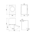 Thumbnail 1 de Smeg DNP93SLES Secadora de Bomba de Calor 9kg C Blanca 🧺