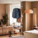 Thumbnail 1 de SoBuy Perchero Telescópico Ajustable con Baldas y Barras 🧥