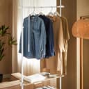 Thumbnail 3 de SoBuy Perchero Telescópico Ajustable con Baldas y Barras 🧥