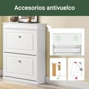 Thumbnail 6 de SoBuy Zapatero Estrecho FSR78-L-W para Entrada 🥿