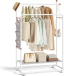 Thumbnail principal de SONGMICS HOME ⚙️ Perchero Metálico con Ruedas y Ganchos