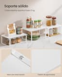 Thumbnail 4 de SONGMICS Juego de 3 Estantes para Especias, Organizador Extensible 🧂