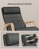 Thumbnail 6 de SONGMICS LYY10G Silla Mecedora Ajustable para Dormitorio 🛋️