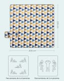 Thumbnail 2 de SONGMICS Manta de Picnic Impermeable 200x200 cm 🌞