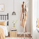 Thumbnail 1 de SONGMICS Perchero de Pie Blanco 182 cm con 12 Ganchos🧥