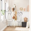 Thumbnail 2 de SONGMICS Perchero de Pie Blanco 182 cm con 12 Ganchos🧥