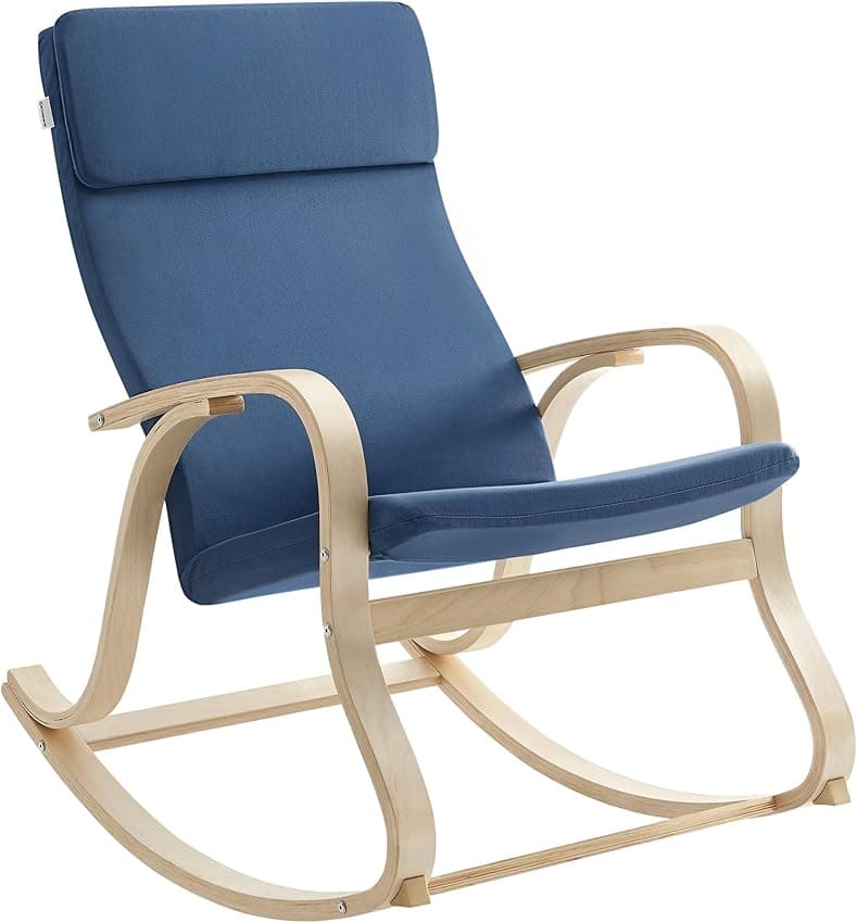 SONGMICS Sedia a Dondolo poltrona oscilante 120 kg 🪑