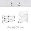 Thumbnail 2 de SONGMICS Zapatero Delgado 12 Compartimentos Blanco 📦