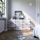 Thumbnail 3 de SONGMICS Zapatero Delgado 12 Compartimentos Blanco 📦