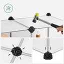 Thumbnail 4 de SONGMICS Zapatero Delgado 12 Compartimentos Blanco 📦