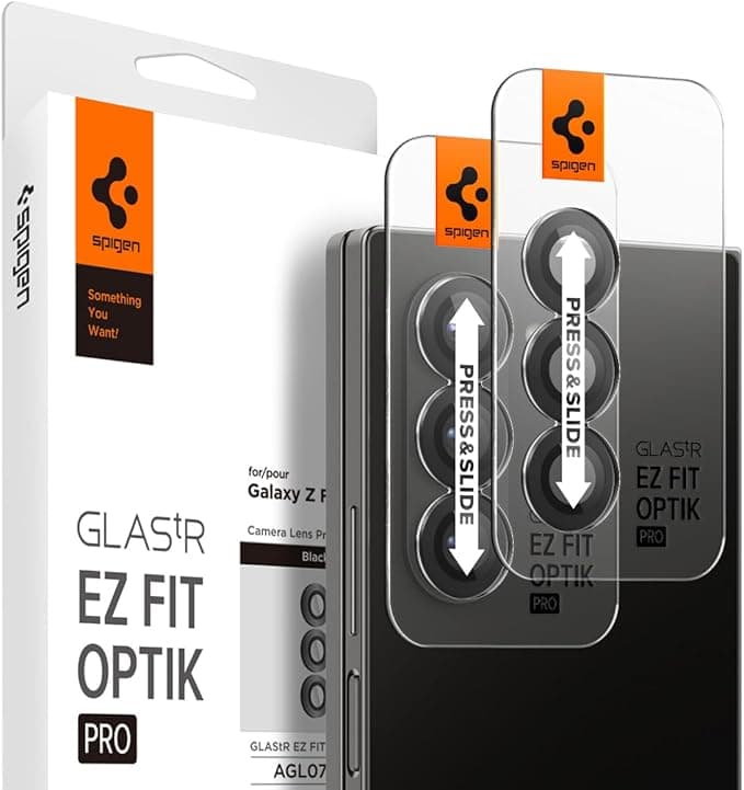 Spigen Glas.tR EZ Fit Pro - Protector Cámara Samsung 📷