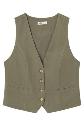 Springfield Chaleco para Mujer Kaki M 🧥