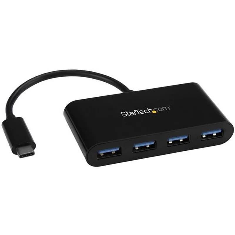 Imagen de StarTech HB30C4AB Hub USB-C 5000 Mbit/s Negro 📱 en OfertitasTOP