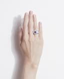 Thumbnail 2 de STATEMENT Anillo Unchained de plata con diamantes y tanzanita 💍