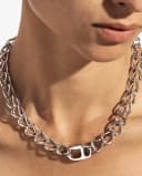 Thumbnail 2 de STATEMENT - Collar Unchained de plata con eslabones ✨