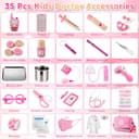 Thumbnail 5 de Sundaymot Maletín Médico de Madera con Estetoscopio y Accesorios 🩺