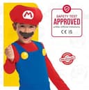 Thumbnail 7 de Super Mario - Disfraz Oficial con Bigote y Gorro 🎩