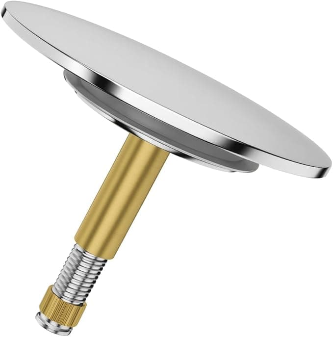 SURFOU Tapon Bañera Cromado Ø72mm, Ajustable y Antióxido 🛁