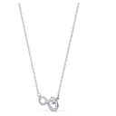 Thumbnail 2 de Swarovski Collar Infinity blanco, baño de rodio 💍