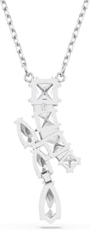 Thumbnail 3 de Swarovski Matrix colgante zirconias talla mixta blanco