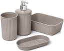 Thumbnail principal de Tatay Baobab Set de 4 Piezas para Baño 🛁 Taupe