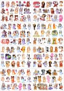 Thumbnail 2 de Tatuajes Temporales Niños Pequeñas 🐶, 8 Hojas, Impermeables