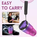 Thumbnail 4 de Taza térmica 600 ml acero 304 morado oscuro y rojo rosa ☕