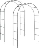 Thumbnail principal de TecTake 800526 Arco para Rosas y Enredaderas 🌹 (2 Piezas)