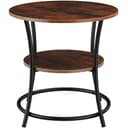 Thumbnail 6 de TecTake® Mesa Auxiliar Industrial en Madera Oscura 🪑