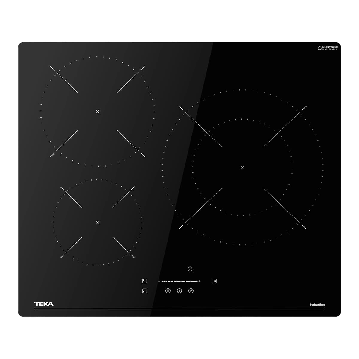 Teka IBC 63110 SSM BK placa inducción 3 zonas