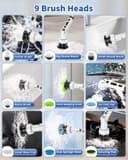 Thumbnail 4 de TEMOLA Cepillo Eléctrico 9 Cabezales ⚡ Limpieza Fácil en Casa