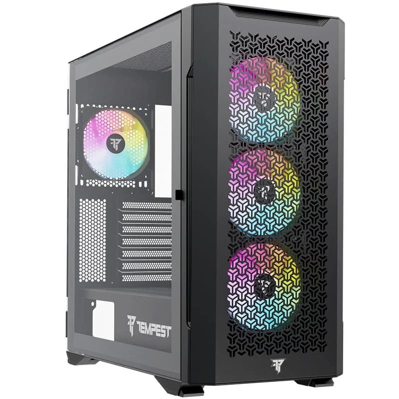 Imagen de Tempest Bastion ARGB ATX Negra con USB 3.0 en OfertitasTOP
