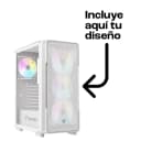 Thumbnail principal de Tempest Garrison ARGB Caja ATX blanca con frontal personalizable 🖥️