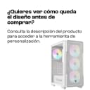 Thumbnail 1 de Tempest Garrison ARGB Caja ATX blanca con frontal personalizable 🖥️