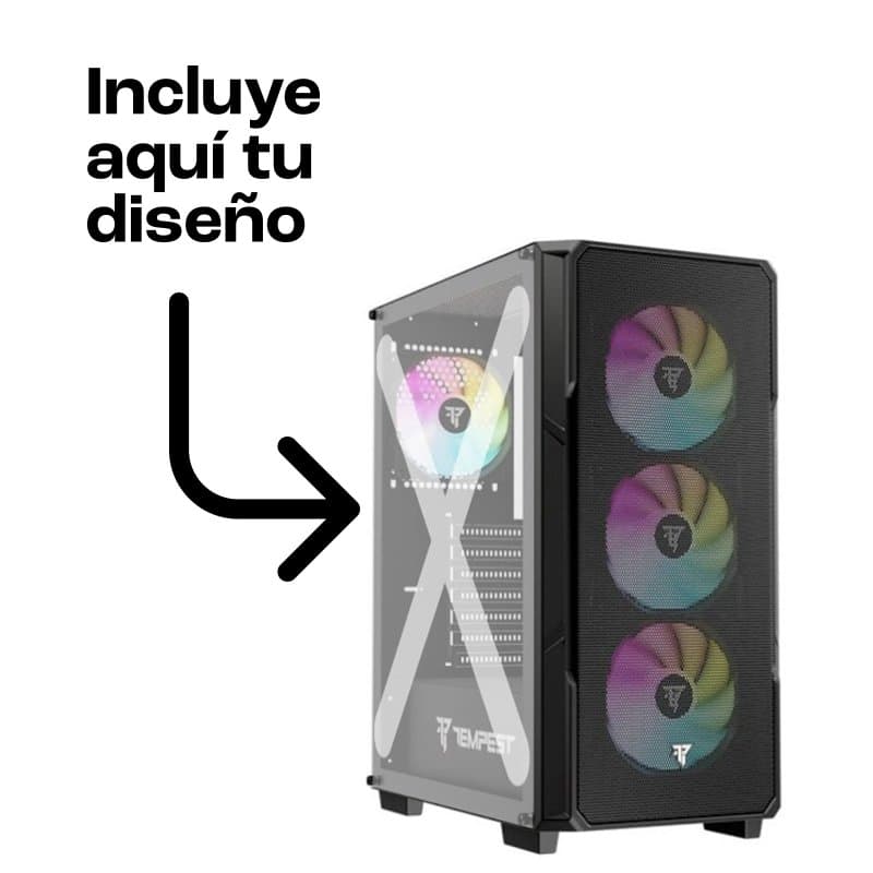 Imagen de Tempest Garrison caja ATX ARGB 4 ventiladores 120 mm en OfertitasTOP