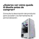 Thumbnail 1 de Tempest Umbra RGB Torre ATX blanca con cristal personalizable 🖥️