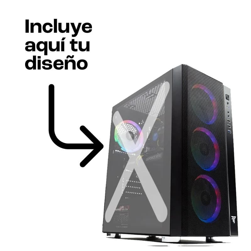 Imagen de Tempest Umbra RGB Torre ATX Negra con cristal personalizable 🖥️ en OfertitasTOP