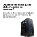 Thumbnail 1 de Tempest Umbra RGB Torre ATX negra con cristal personalizable 🖥️