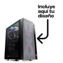 Thumbnail principal de Tempest Umbra RGB Torre ATX negra con frontal personalizable 🖥️