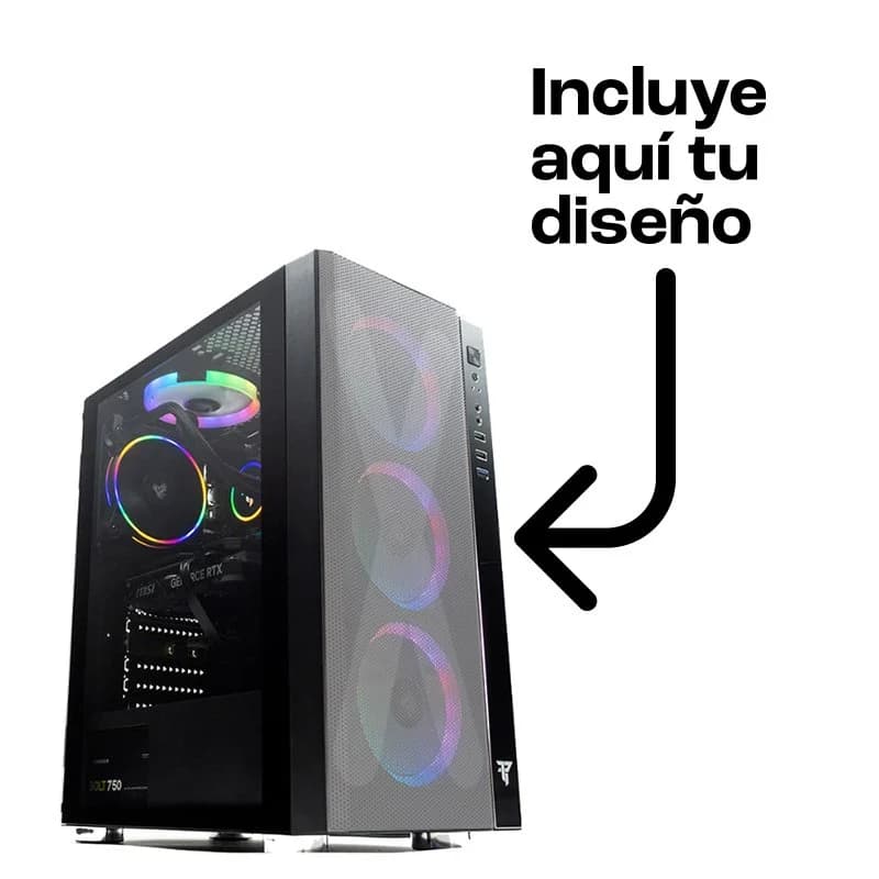 Imagen de Tempest Umbra RGB Torre ATX negra con frontal personalizable 🖥️ en OfertitasTOP